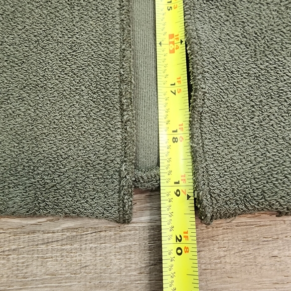 BE GOOD Organic Cotton Grean Open Face Cardigan Jacket Size Medium - Picture 8 of 16